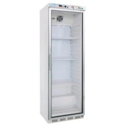 Armadio Frigo Refrigeratoespositore Bibite Statico Eco Modello G-ER400G In Lamiera Verniciata E ABS Porta A Vetri