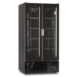 Armadio Frigo Refrigerato Ventilato 2 Porte Battente Modello ICOOL107TBLACK