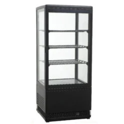 Armadio Refrigerato Ventilatoespositore Bibite Modello VRN78NERA Porta A Vetro