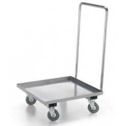 Carrello Cesti Lavastoviglie SR In Acciaio Inox Con Manico In Acciaio Inox Modello TROL DW
