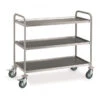Carrello Di Servizio Inox Modello CR326 Tre Ripiani
