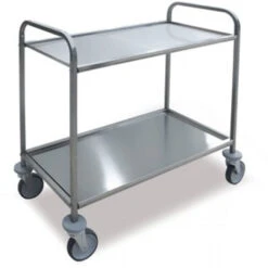 Carrello Di Servizio Inox SR Due Ripiani Modello 75000200