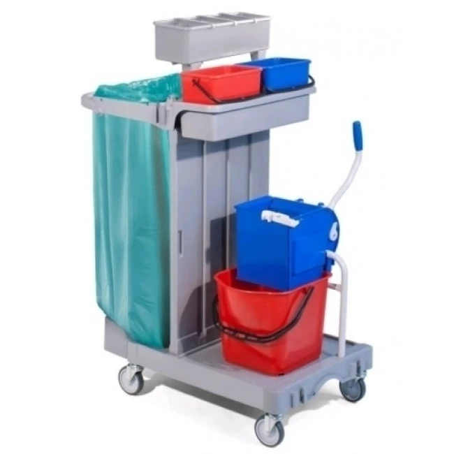 Carrello Multiuso Completo Di Reggisacco Modello CA1615 2 Secchi Plastica Lt.15, Strizzatore In Plastica Cassetta In Plastica Media Con N. 4 Secchi In Plastica Lt. 4 Cestino Portabottiglie 3 Carrello Multiuso Completo Di Reggisacco Modello CA1615 2 Secchi Plastica Lt.15, Strizzatore In Plastica Cassetta In Plastica Media Con N. 4 Secchi In Plastica Lt. 4 Cestino Portabottiglie