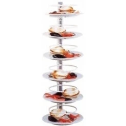 Carrello Portapiatti Da Parete Odello CA1439P Griglia Verniciata