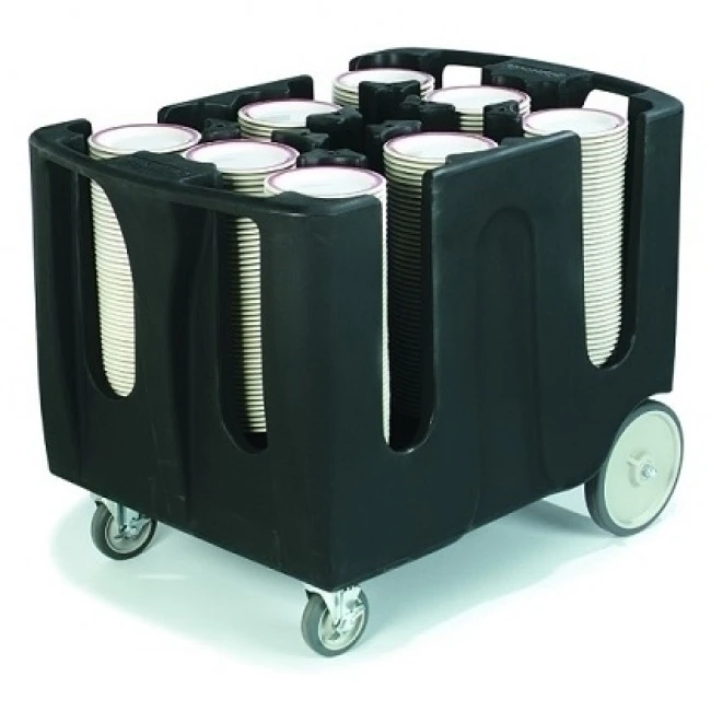 Carrello Portapiatti KAR Modello CPP6_NERO Stampati In Polietilene Capacità Piatti: 45-60 Ø Min 140mm E Max 318mm 3 Carrello Portapiatti KAR Modello CPP6_NERO Stampati In Polietilene Capacità Piatti: 45-60 Ø Min 140mm E Max 318mm