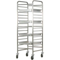 Carrello Portateglie Rinforzato Modello CA1486R Portata N. 14 Teglie GN 2/1 (cm 65x53) O N. 28 GN 1/1 (cm 53x32,5)