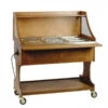 Carrello Termico Bagnomaria Modello CL2772 Per Buffet Struttura In Legno Massello Capacità N° 3 GN1/1 H15 Cm