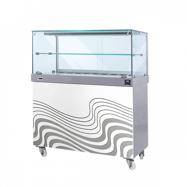 Espositore Banchetto Caldo SDF Vano Chiuso Modello BCVG001 3 Espositore Banchetto Caldo SDF Vano Chiuso Modello BCVG001