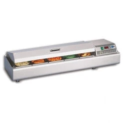 Espositore Da Banco Caldo Modello GASTROSERVICEDRY 1200 Contiene Bacinelle GN Di Tutti I Formati