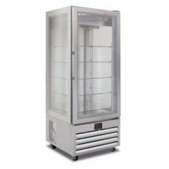 Frigo Pasticceria Vetro Quattro Lati No Frost In Acciaio Inox Modello VICTORIA65NFNSILVER