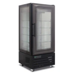 Frigo Pasticceria Vetro Quattro Lati No Frost In Acciaio Inox Modello VICTORIA85NFNBLACK
