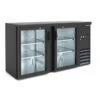 Tavolo Retro Banco Refrigerato Ventilato Modello BB200GD Con Porte A Vetro