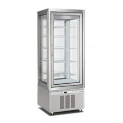 Vestrina Espositiva Modello G-VGP420TN 4 Lati In Vetro Refrigerazione Ventilata Per Pasticceria