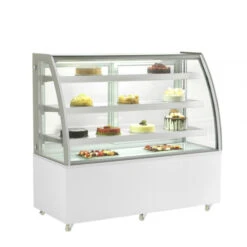 Vetrina Espositiva Pasticceria In Acciaio Inox Modello TIFFANY1530