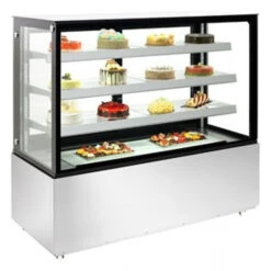 Vetrina Espositiva Pasticceria In Acciaio Inox Modello VELVET1540