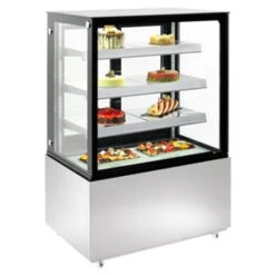 Vetrina Espositiva Pasticceria In Acciaio Inox Modello VELVET940