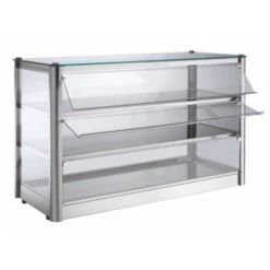 Vetrina Espositore Da Banco Calda TP In Lamiera Di Acciaio Inox Potenza 800 W Modello KB83R