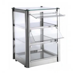 Vetrina Espositore Da Banco Calda TP Modello KB33R In Lamiera Di Acciaio Inox Potenza 400 W