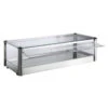 Vetrina Espositore Da Banco Calda TP Modello KB81R In Lamiera Di Acciaio Inox Potenza 800 W -Ristosubito Negozio vetrina espositore da banco calda tp modello kb81r in lamiera di acciaio inox potenza 800 w a52