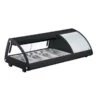 Vetrina Espositore Sushi Modello AK413NSB Vetro Apribile Capacità Bacinelle 4 Bacinelle GN1/3 H 4 Cm