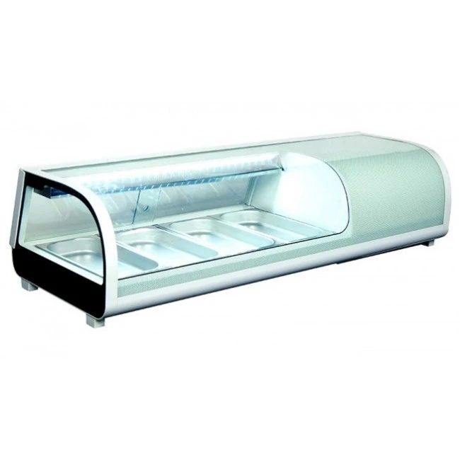 Vetrina Refrigerata Da Banco Per Sushi Modello RTS42B Capacità Bacinelle N. 4 X GN 1/3 3 Vetrina Refrigerata Da Banco Per Sushi Modello RTS42B Capacità Bacinelle N. 4 X GN 1/3