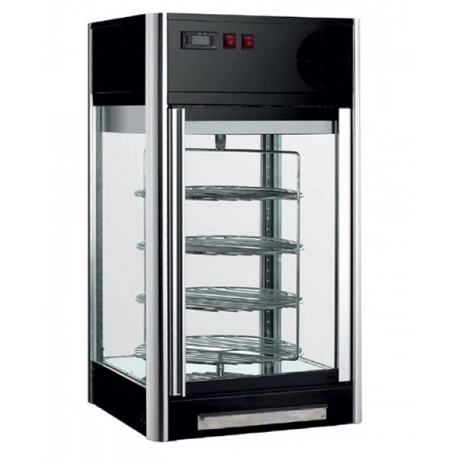 Vetrina Refrigerata Da Banco Ventilata Modello VRN108 Struttura Autorotante Con N. 4 Piani ø 36 Illuminazione A Led 3 Vetrina Refrigerata Da Banco Ventilata Modello VRN108 Struttura Autorotante Con N. 4 Piani ø 36 Illuminazione A Led