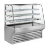 Vetrina Refrigerata Ideale Per Pasticceria Secca, Sandwich Zoin Modello Harmony ES212B Vetro Temperato Curvo Apribile Verso Il Basso Refrigerazione Ventilata Gruppo Incorporato