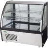 Vetrina Refrigerata Modello VPR160 Da Banco Con Vetro Curvo -Ristosubito Negozio vetrina refrigerata modello vpr160 da banco con vetro curvo e49
