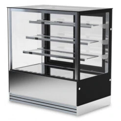 Vetrine Pasticceria Quattro Lati Vetro 3 Ripiani Modello DELUXE153PSV